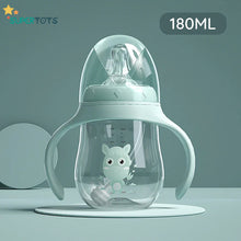 Load image into Gallery viewer, Green SuperTots Baby Bottle 180ml
