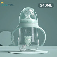 Load image into Gallery viewer, Green SuperTots Baby Bottle 240ml
