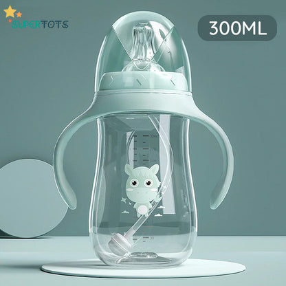 Green SuperTots Baby Bottle 300ml