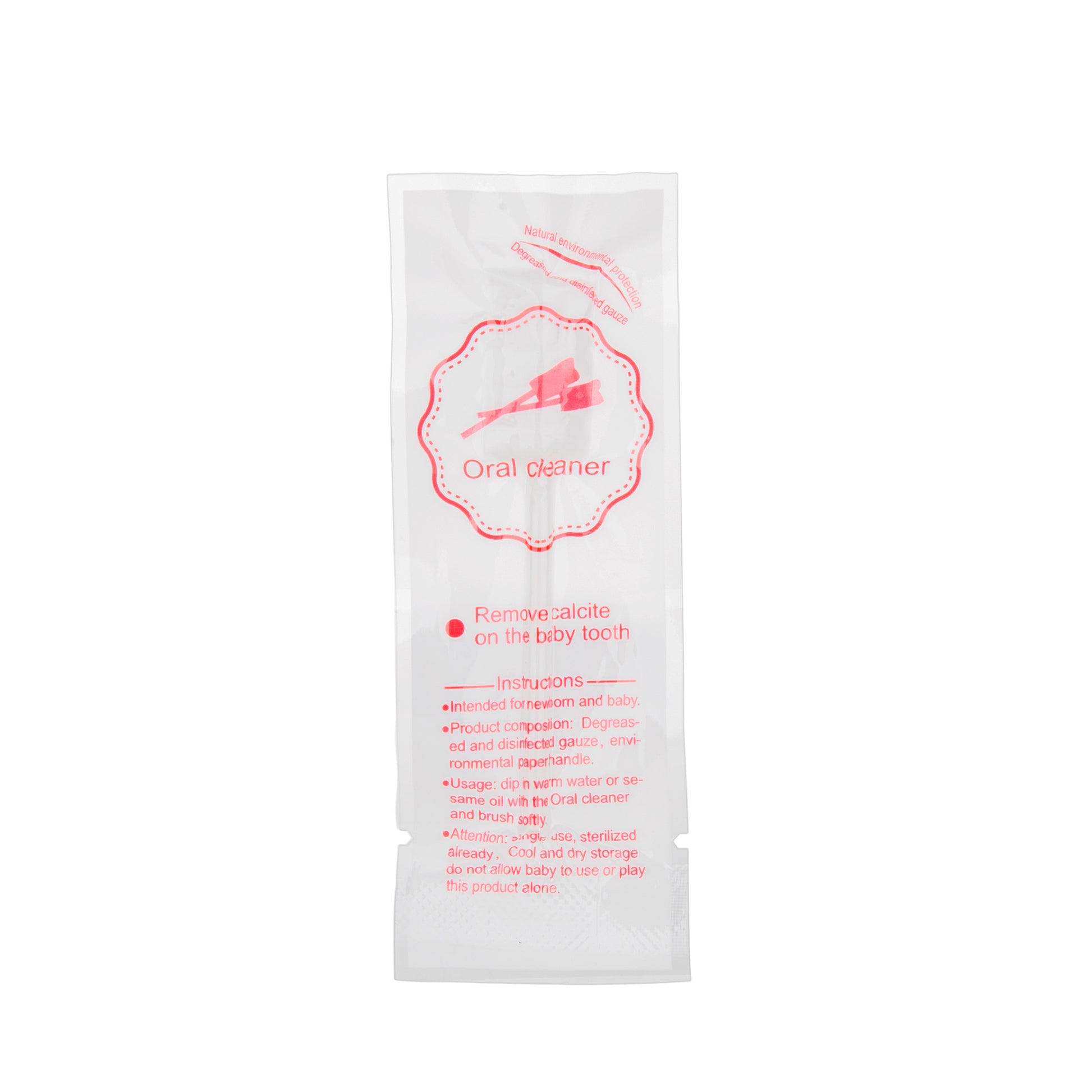 SuperTots baby oral cleaner individual package