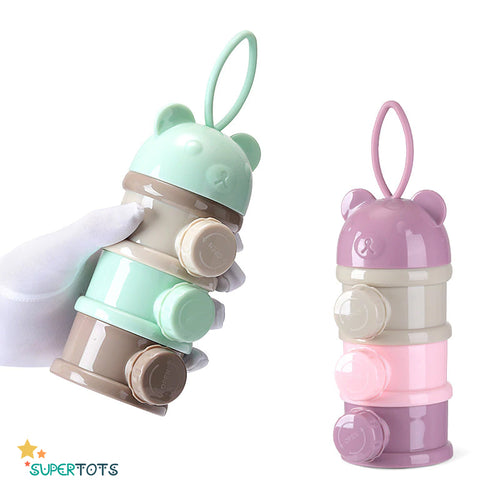 SuperTots baby milk powder dispensers